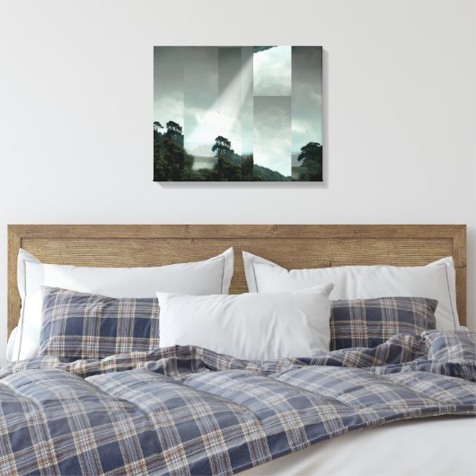 Gillingham Chopped Canvas Afdruk (Insitu (Slaapkamer))