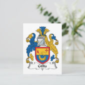Gillis Family Crest Briefkaart (Staand voorkant)
