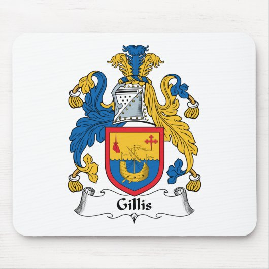 Gillis Family Crest Muismat (Voorkant)
