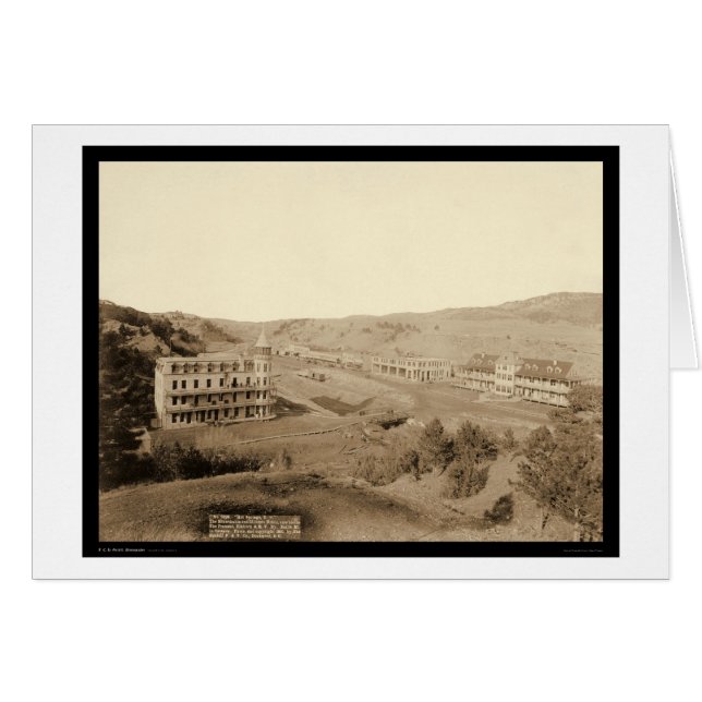 Gillispie Hotels & Minnekahta Hot Springs SD 1891 (Voorkant Horizontaal)