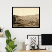 Gillispie Hotels & Minnekahta Hot Springs SD 1891 Poster (Thuiskantoor)