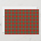 Gillispie Scottish Wedding Invitation Kaart (Achterkant)