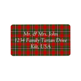 Gillispie Tartan Label