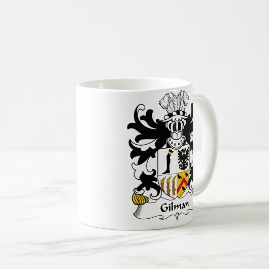 Gilman Family Crest Koffiemok (Voorkant rechts)