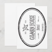 Gilman House Innsmouth Lovecraftian Kaart (Voorkant / Achterkant)