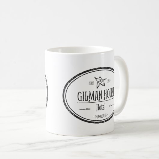 Gilman House Innsmouth Lovecraftian Koffiemok (Voorkant rechts)