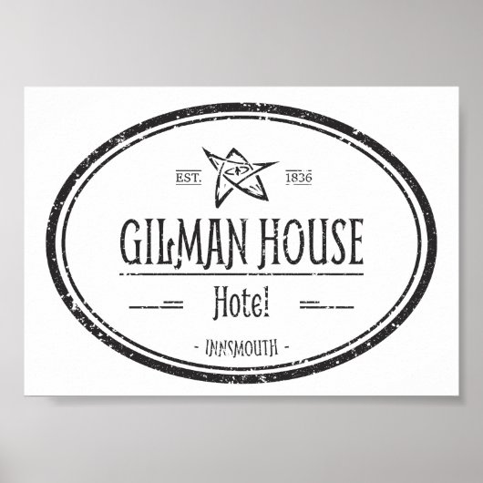 Gilman House Innsmouth Lovecraftian Poster (Voorkant)