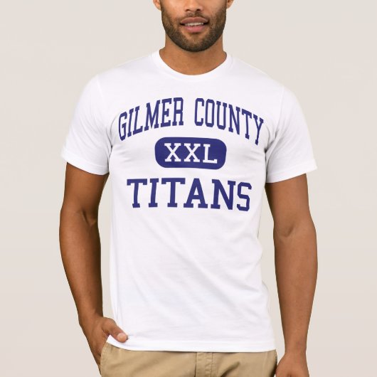 Gilmer County - Titans - High - Glenville T-shirt (Voorkant)