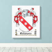 Gilmore Family Crest Canvas Afdruk (Insitu (Houten vloer))