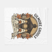 Gilmore Geesten Oude Halloween Geest Fleece Deken (Voorkant (Horizontaal))