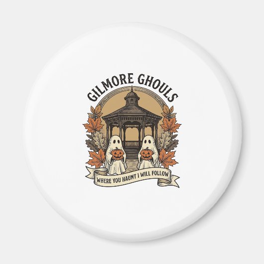 Gilmore Geesten Oude Halloween Geest Magneet (Voorkant)