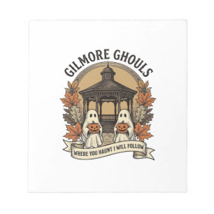 Gilmore Geesten Oude Halloween Geest Notitieblok