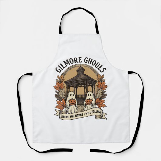 Gilmore Geesten Oude Halloween Geest Schort (Voorkant)
