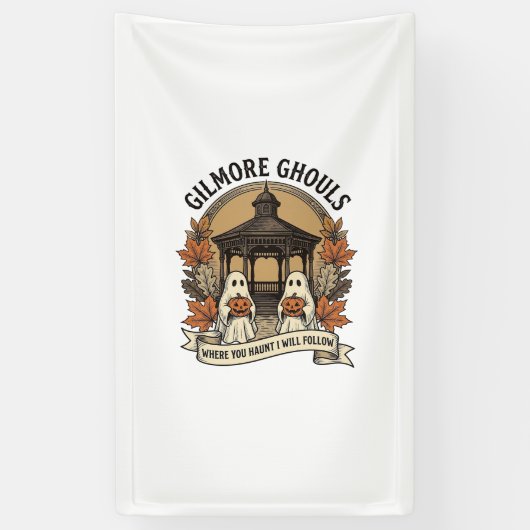 Gilmore Geesten Oude Halloween Geest Spandoek (Verticaal)