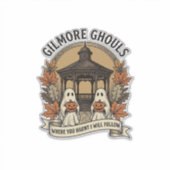 Gilmore Geesten Oude Halloween Geest Sticker (Voorkant)