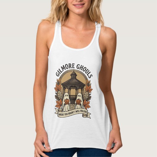 Gilmore Geesten Oude Halloween Geest Tanktop (Voorkant)