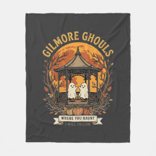 Gilmore Ghouls Halloween Ghost Gazebo Design_1 Fleece Deken