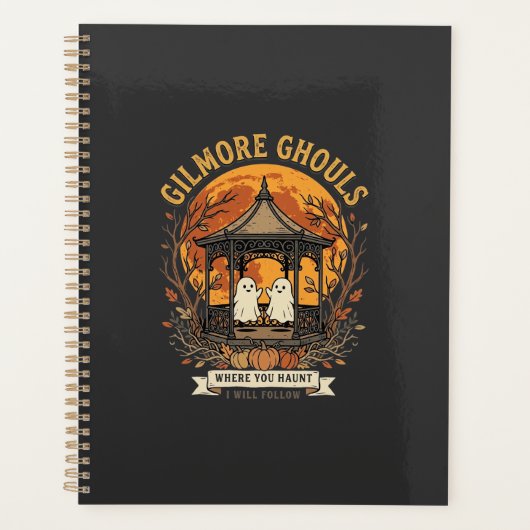 Gilmore Ghouls Halloween Ghost Gazebo Design_1 Planner (Voorkant)