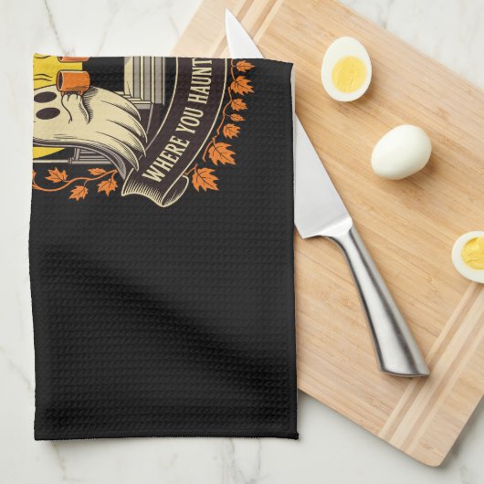 Gilmore Ghouls Halloween Ghost Theedoek (Quarter Fold)