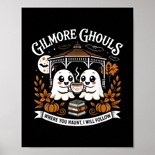 Gilmore Ghouls Waar je achtervolgt, zal ik Hall vo Poster (Voorkant)