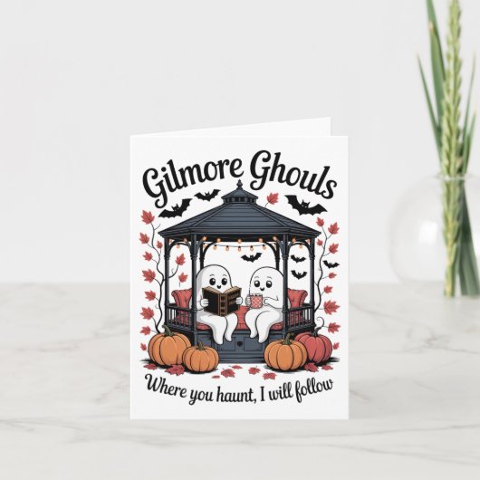 Gilmore Ghouls Waar jij spookt4  Kaart (Voorkant)