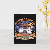 Gilmore Ghouls Waar jij spookt zal ik volgen Hallo Kaart (Gele Bloem)
