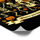 Gilmore Ghouls Where You Haunt I Will Follow Hallo Poster (Hoek)