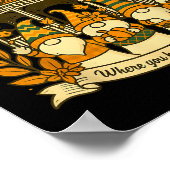 Gilmore Ghouls Where You Haunt I Will Follow Hallo Poster (Hoek)