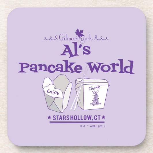 Gilmore Girls | Al's Pancake World Bier Onderzetter (Voorkant)