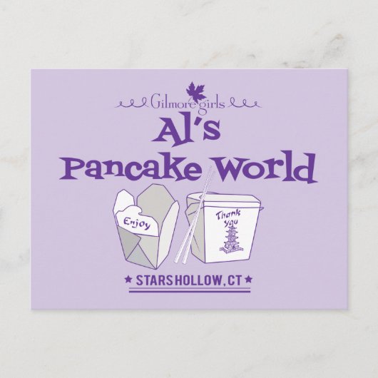 Gilmore Girls | Al's Pancake World Briefkaart (Voorkant)