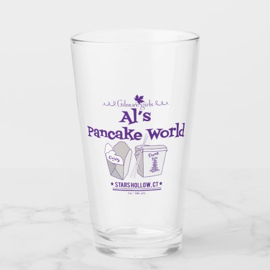 Gilmore Girls | Al's Pancake World Glas (Voorkant)