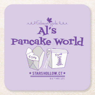 Gilmore Girls   Al's Pancake World Kartonnen Onderzetters