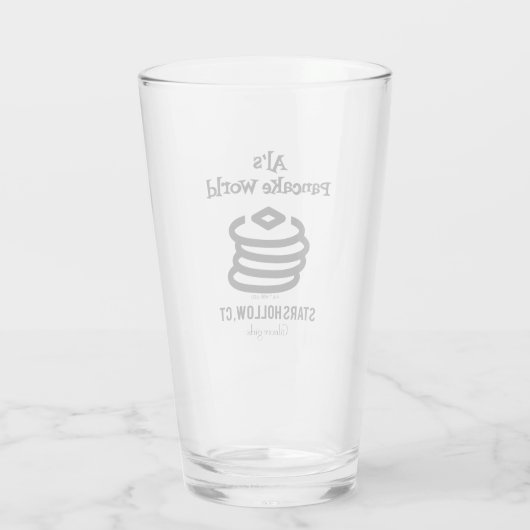 Gilmore Girls | Al's Pancake World Logo Glas (Achterkant)