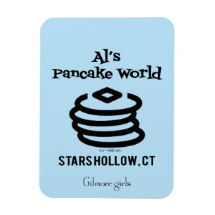 Gilmore Girls Al's Pancake World Logo Magneet