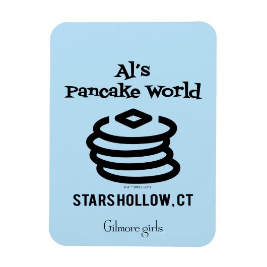 Gilmore Girls | Al's Pancake World Logo Magneet (Verticaal)