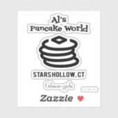 Gilmore Girls | Al's Pancake World Logo Sticker (Vel)