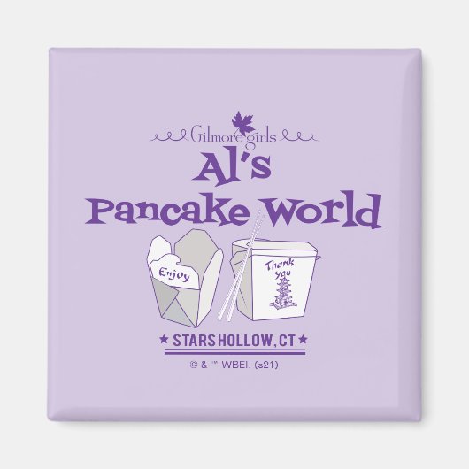Gilmore Girls | Al's Pancake World Magneet (Voorkant)
