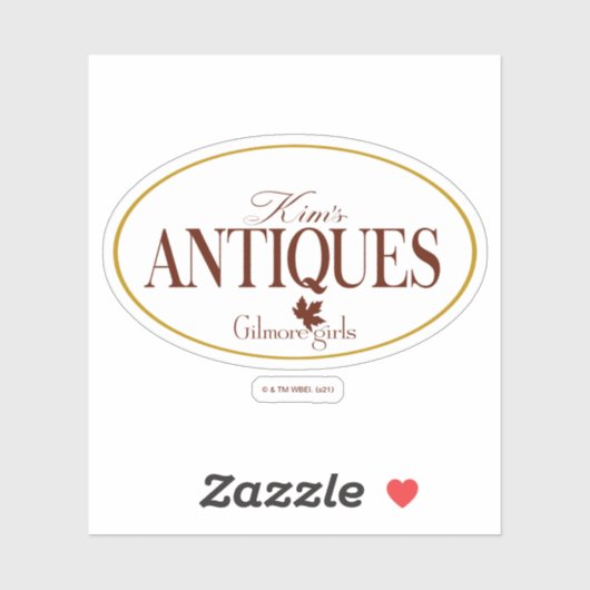 Gilmore Girls | Antieke van Kim Sticker (Vel)