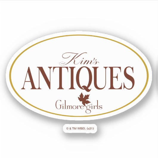 Gilmore Girls | Antieke van Kim Sticker (Voorkant)