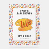 Gilmore Girl's Baby Shower Acryl Bord (Voorkant)