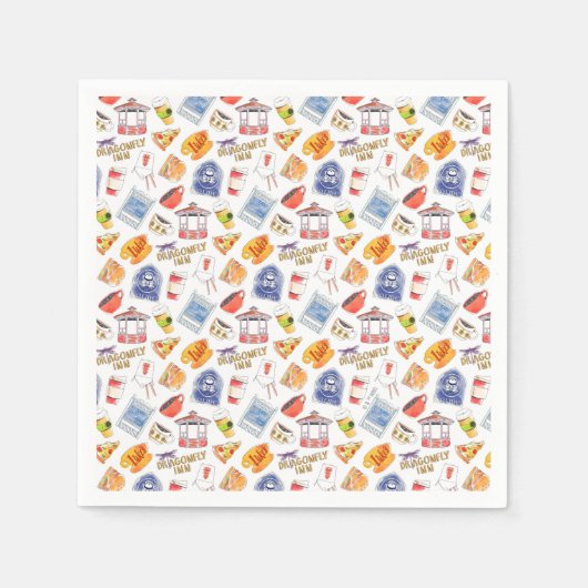 Gilmore Girl's Bruiloftsborrel Servet (Voorkant)