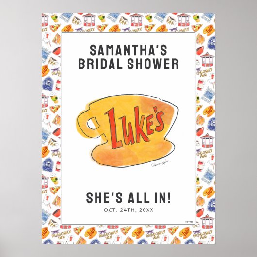 Gilmore Girls Bruiloftsfeest Welkom Poster (Voorkant)