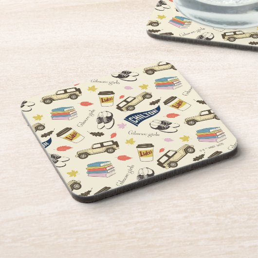Gilmore Girls Chilton Fall Pattern Bier Onderzetter (Linkerzijde)