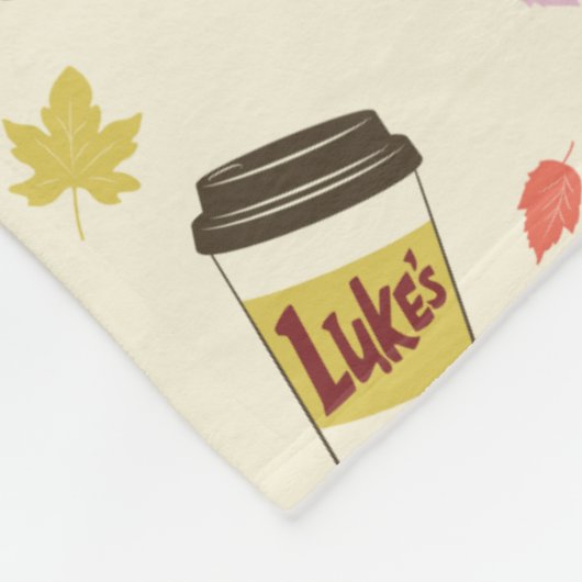 Gilmore Girls Chilton Fall Pattern Fleece Deken (Hoek)