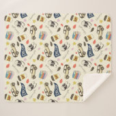 Gilmore Girls Chilton Fall Pattern Sherpa Deken (Voorkant (horizontaal))