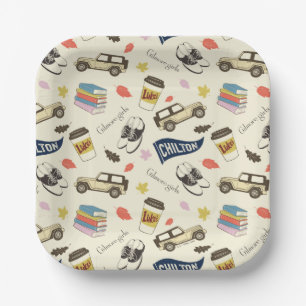 Gilmore Girls Chilton Herfst Patroon Papieren Bordje