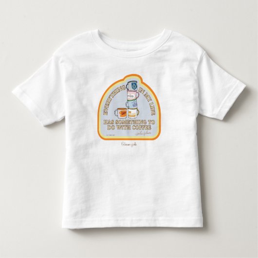 Gilmore Girls | Coffee Citaat Grafiek Kinder Shirts (Voorkant)