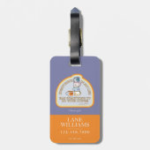 Gilmore Girls | Coffee Quote Graphic Bagagelabel (Achterkant verticaal)