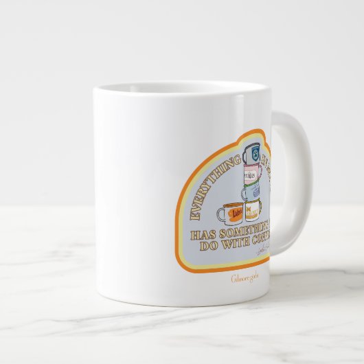Gilmore Girls | Coffee Quote Graphic Grote Koffiekop (Voorkant rechts)