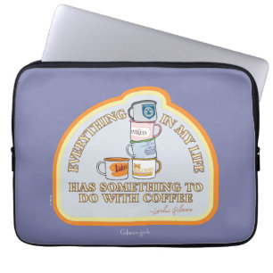 Gilmore Girls   Coffee Quote Graphic Laptop Sleeve